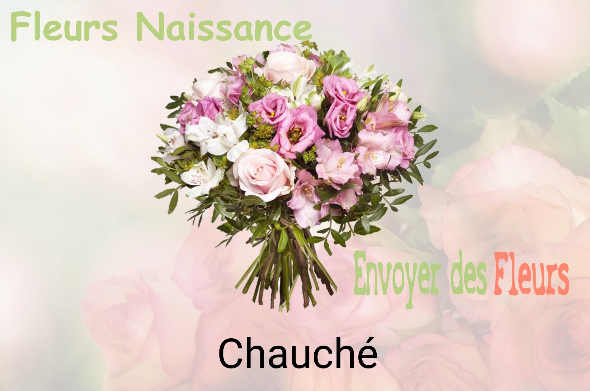 Bouquet de fleurs de naissance livré à Chauché
